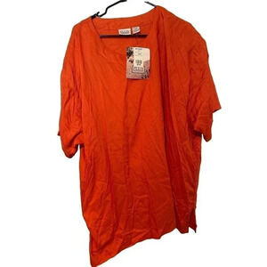 PLUS PREFERRED ORANGE BLOUSE SIZE 24 W